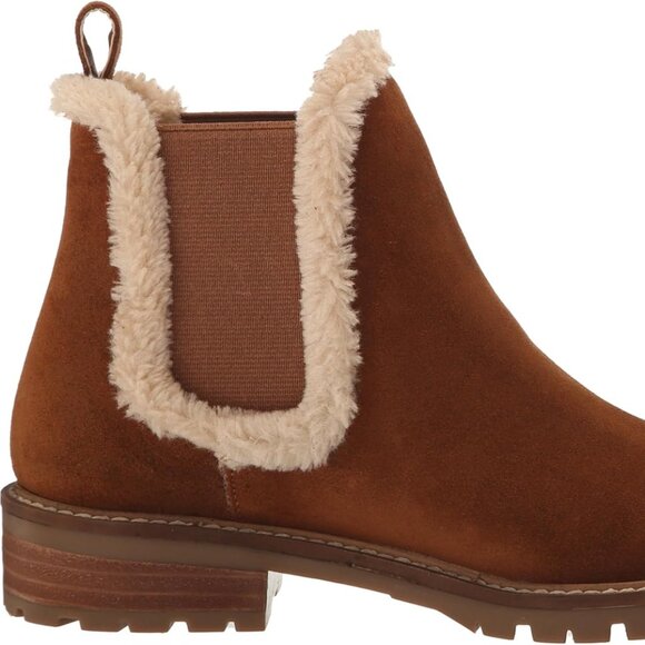 Steve Madden Leopold Suede Chelsea Boots In Camel - Picture 7 of 11